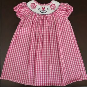 Marmellata Smocked Ballerina Pink 4T